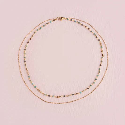 Valentina Aqua Necklace