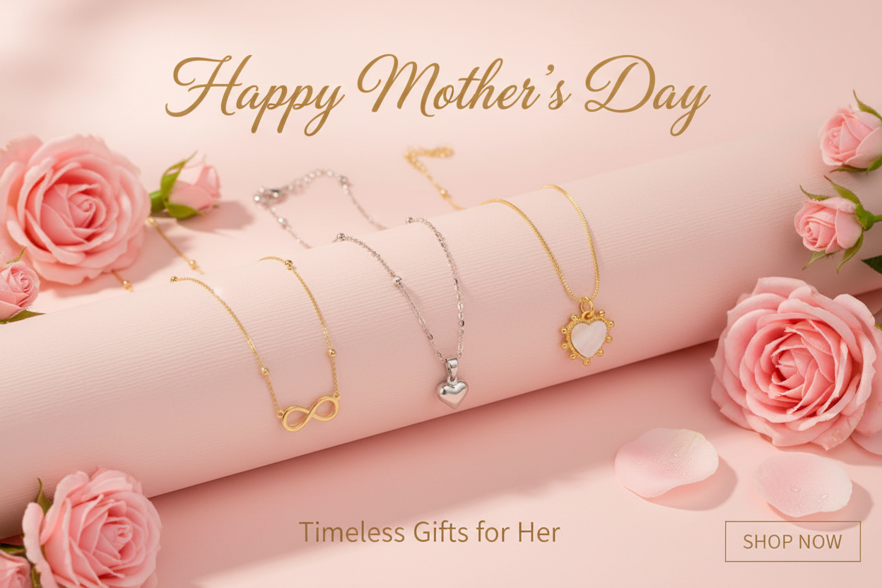 Mother's Day Banner with ARISA JEWELS Products